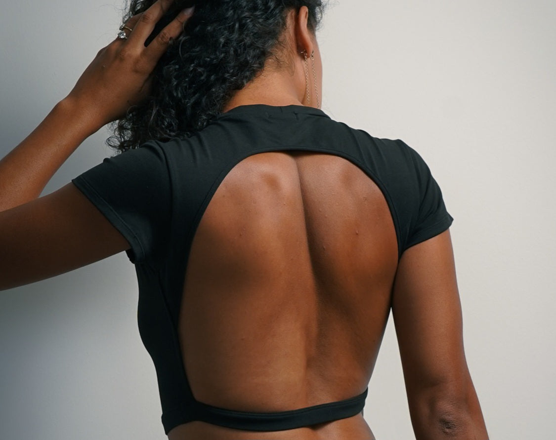BLACK CropTop PAV