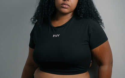 BLACK CropTop PAV
